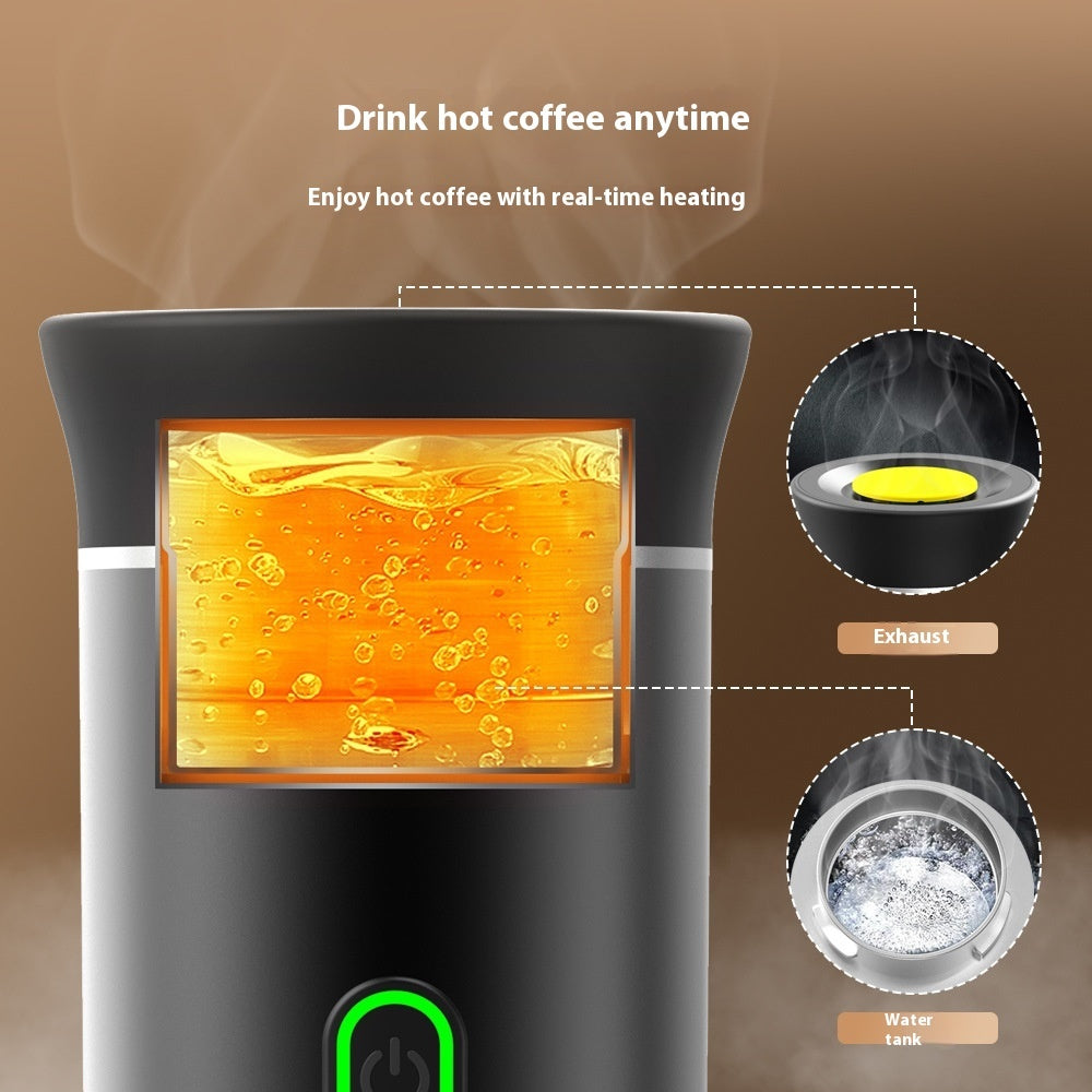 Draagbare 3-in-1 Elektrische Koffie- & Espressoapparaat – Capsule Koffiemachine voor Onderweg
