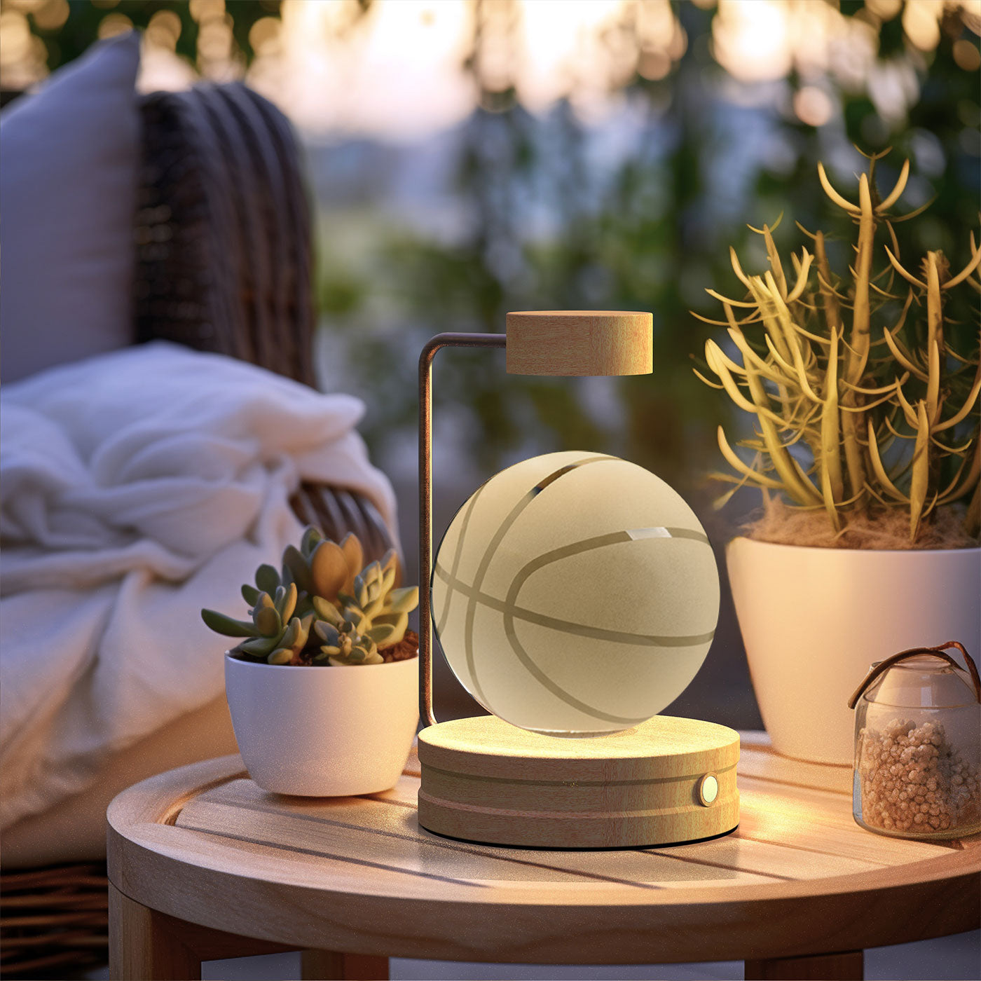 ✨ Kristallen Bol Nachtlamp met Diverse vormen – Bedlamp, Perfecte Cadeau