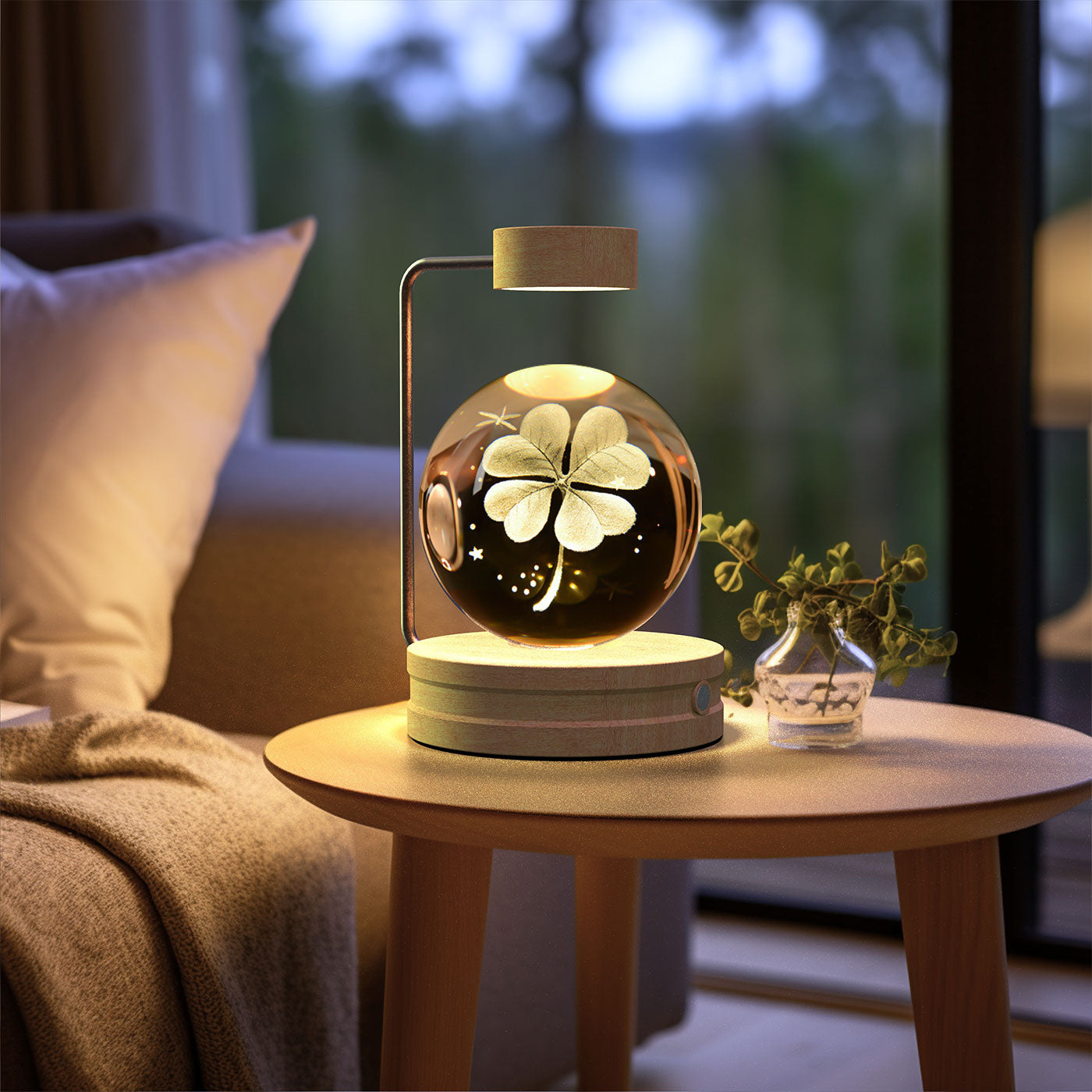 ✨ Kristallen Bol Nachtlamp met Diverse vormen – Bedlamp, Perfecte Cadeau